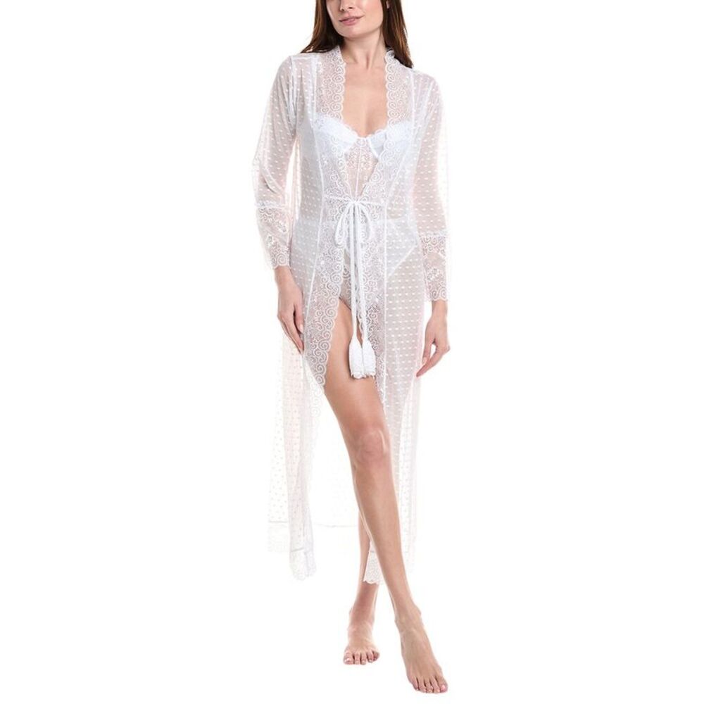 Mucci Womens  Domenica Robe, White
